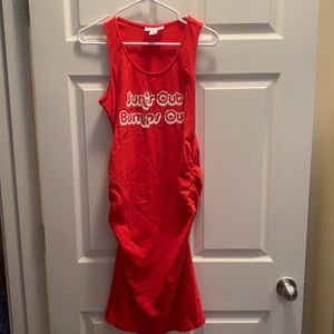 Form Fitting Summer Maternity Dress